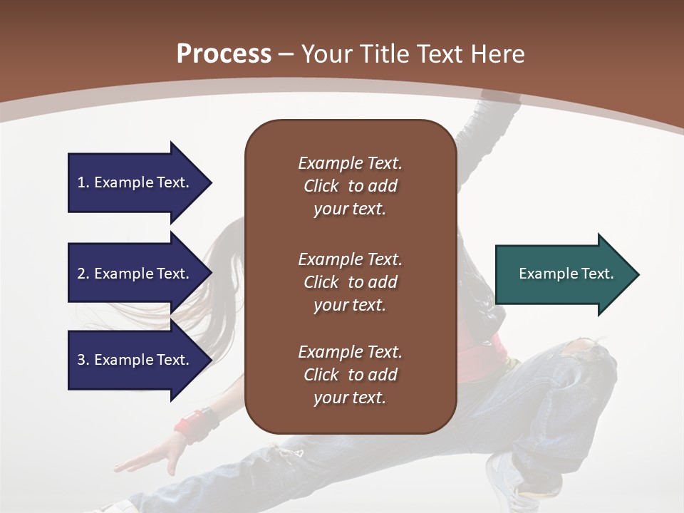 Stretching Fashion Human PowerPoint Template