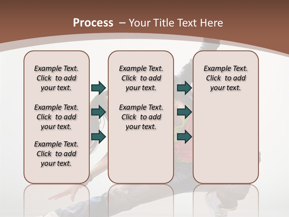 Stretching Fashion Human PowerPoint Template