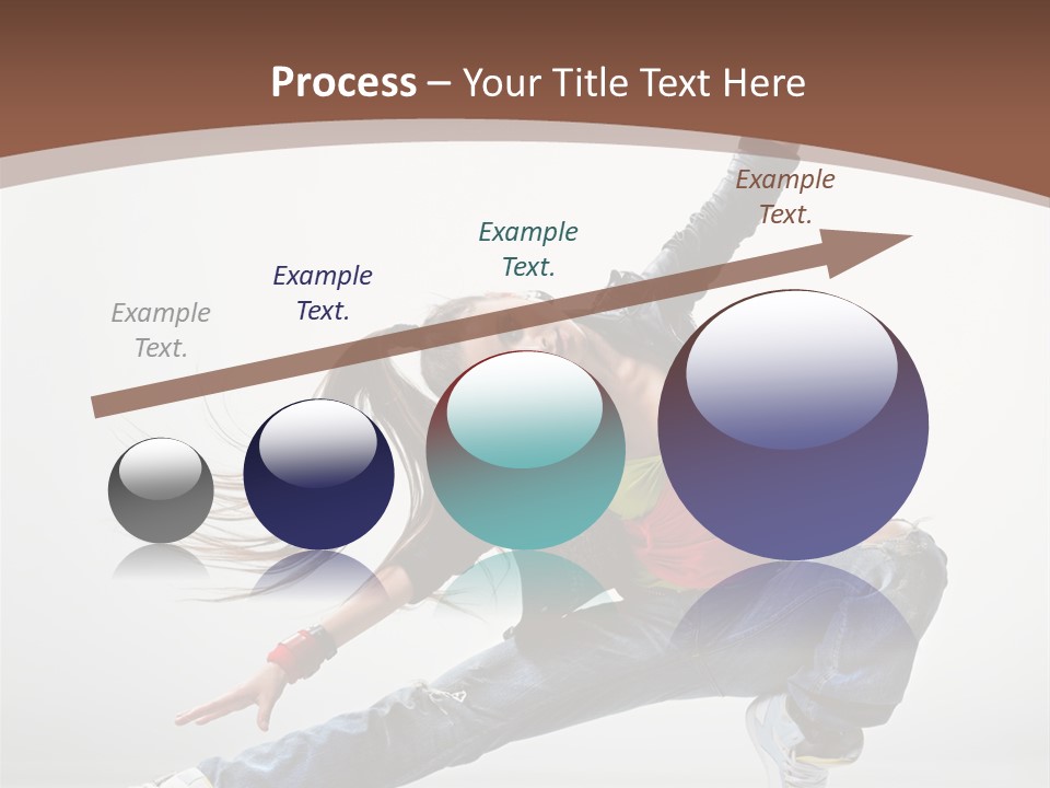 Stretching Fashion Human PowerPoint Template