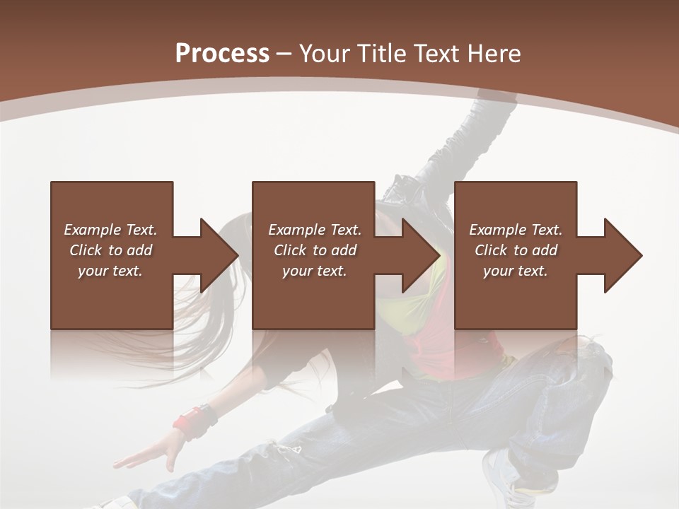 Stretching Fashion Human PowerPoint Template