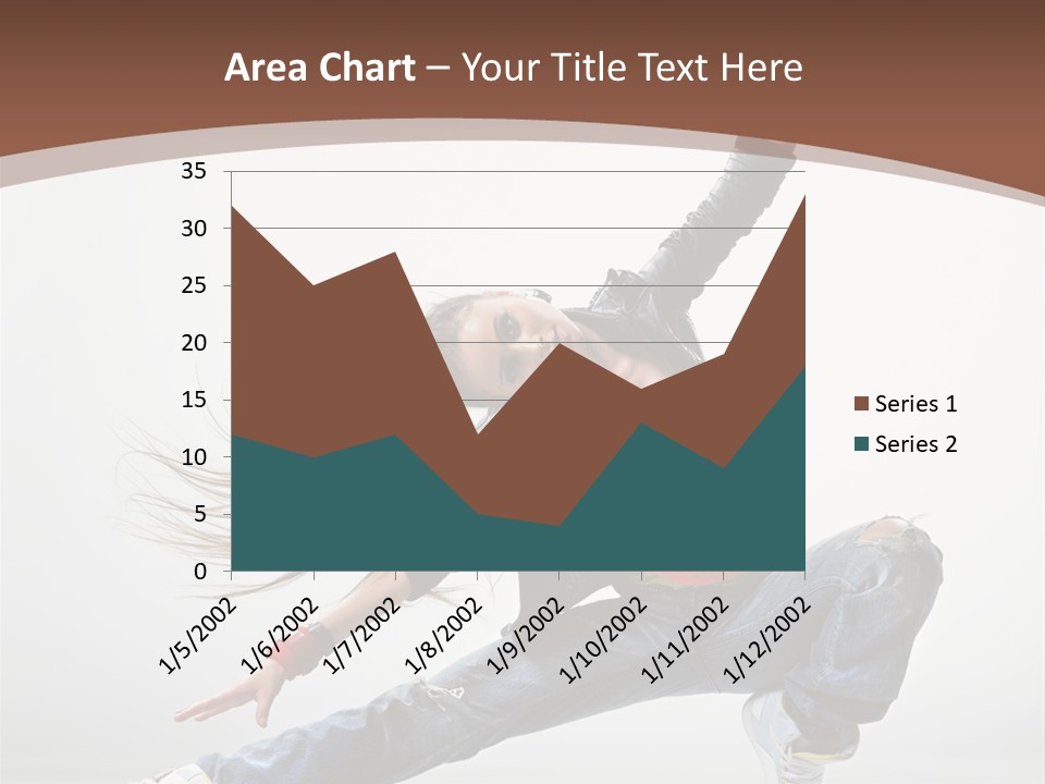 Stretching Fashion Human PowerPoint Template