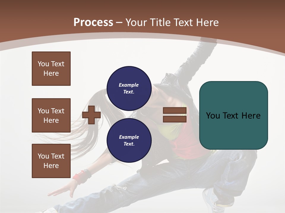 Stretching Fashion Human PowerPoint Template