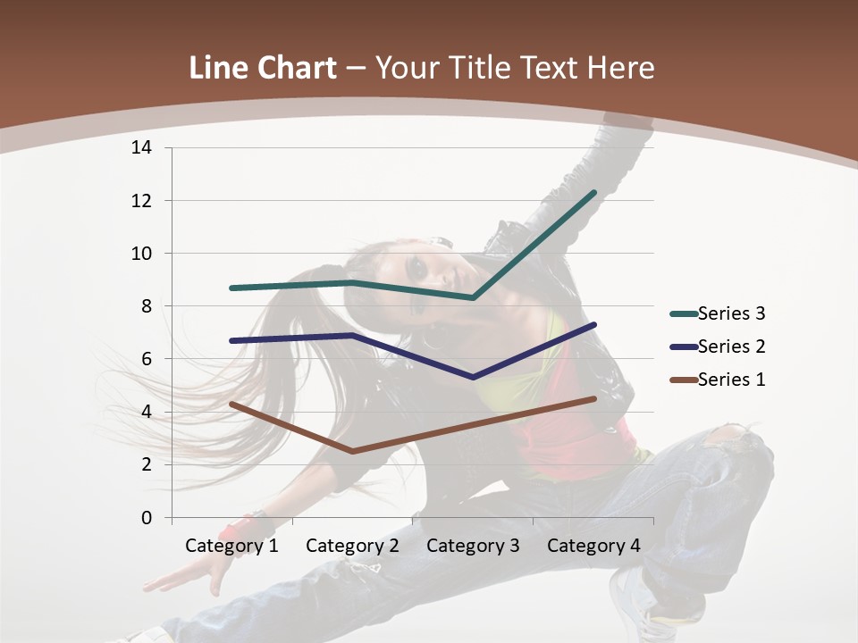 Stretching Fashion Human PowerPoint Template