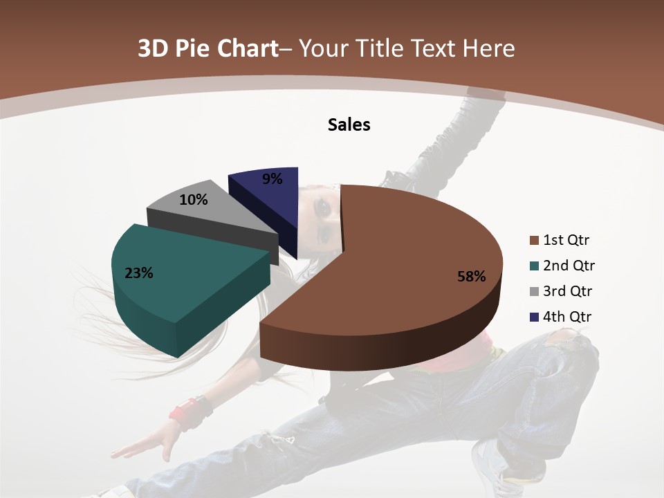 Stretching Fashion Human PowerPoint Template