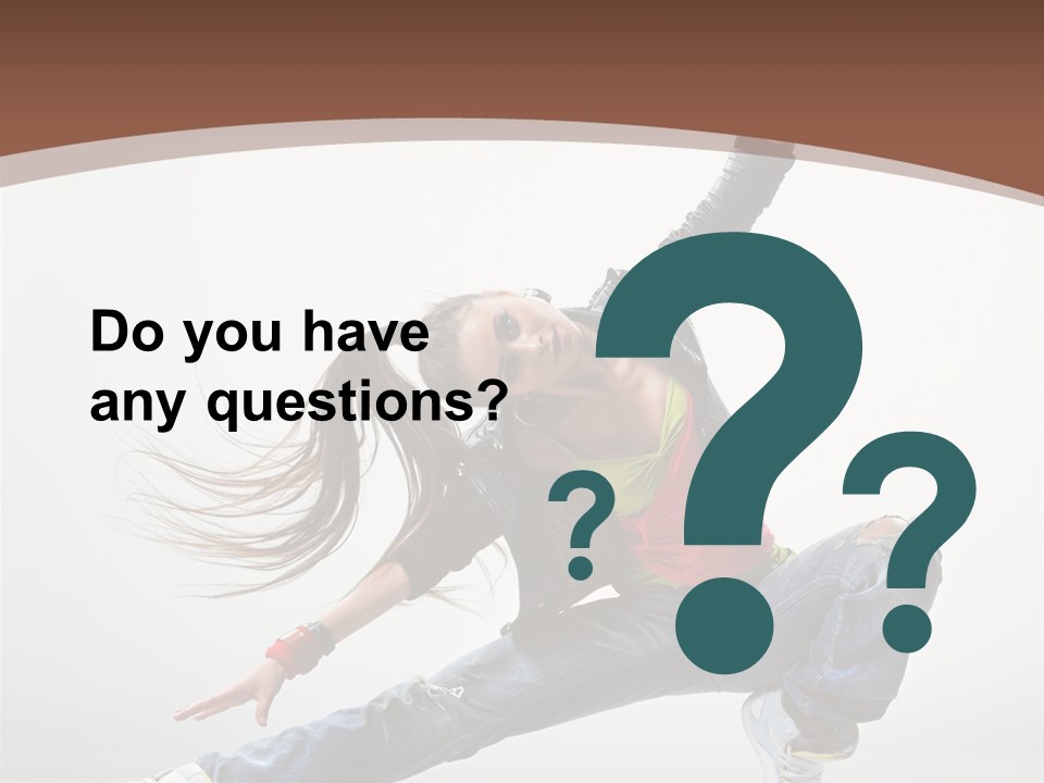 Stretching Fashion Human PowerPoint Template