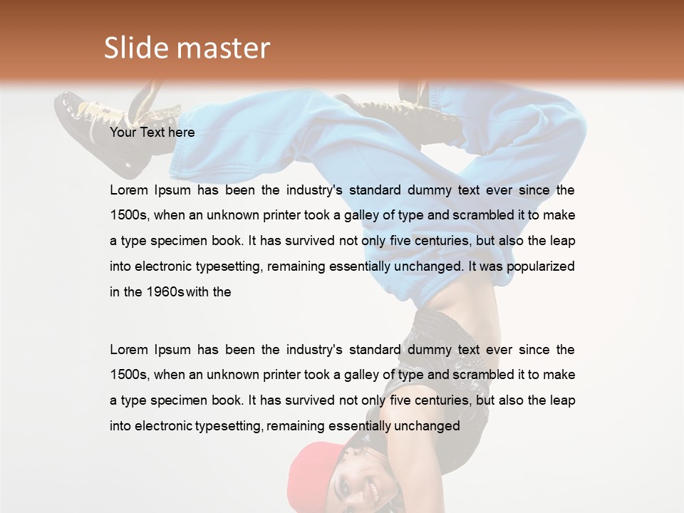 Motion Action Rapper PowerPoint Template