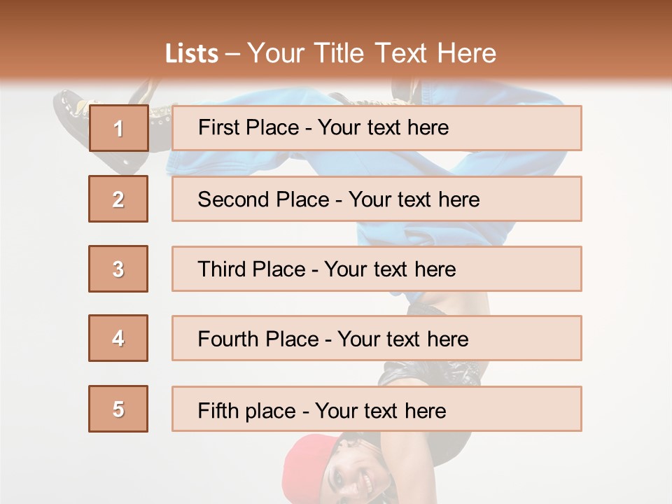 Motion Action Rapper PowerPoint Template