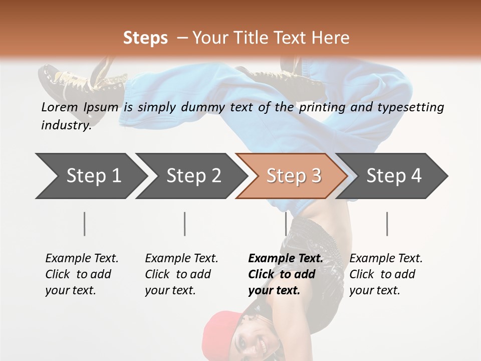 Motion Action Rapper PowerPoint Template