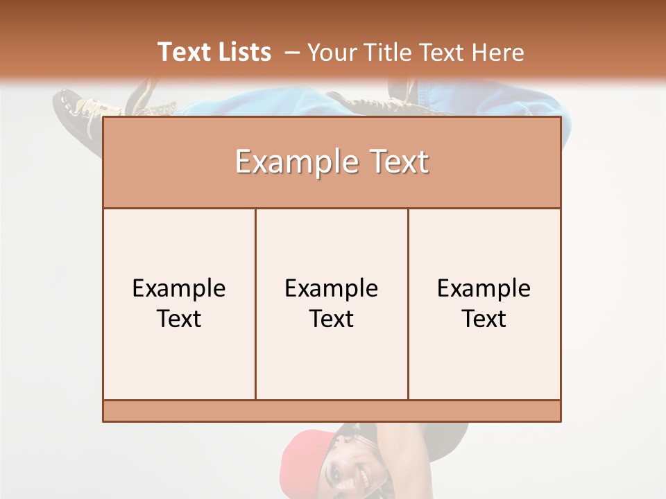 Motion Action Rapper PowerPoint Template