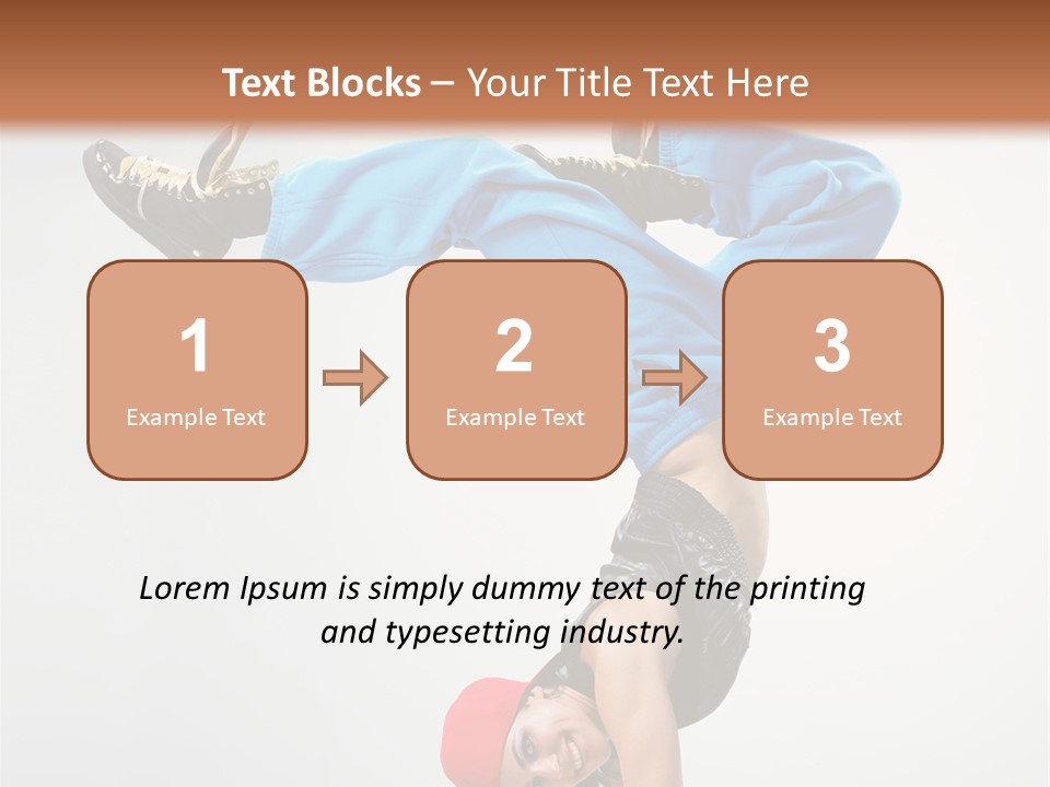 Motion Action Rapper PowerPoint Template