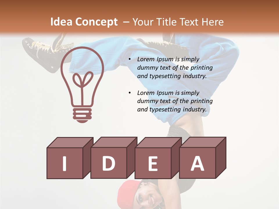 Motion Action Rapper PowerPoint Template