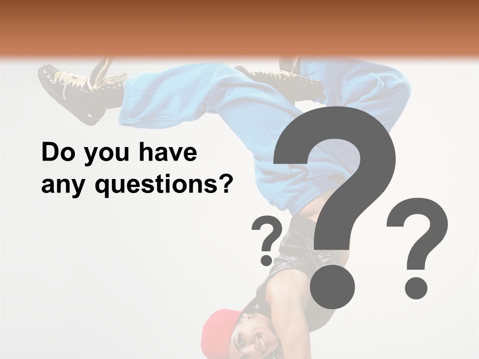 Motion Action Rapper PowerPoint Template