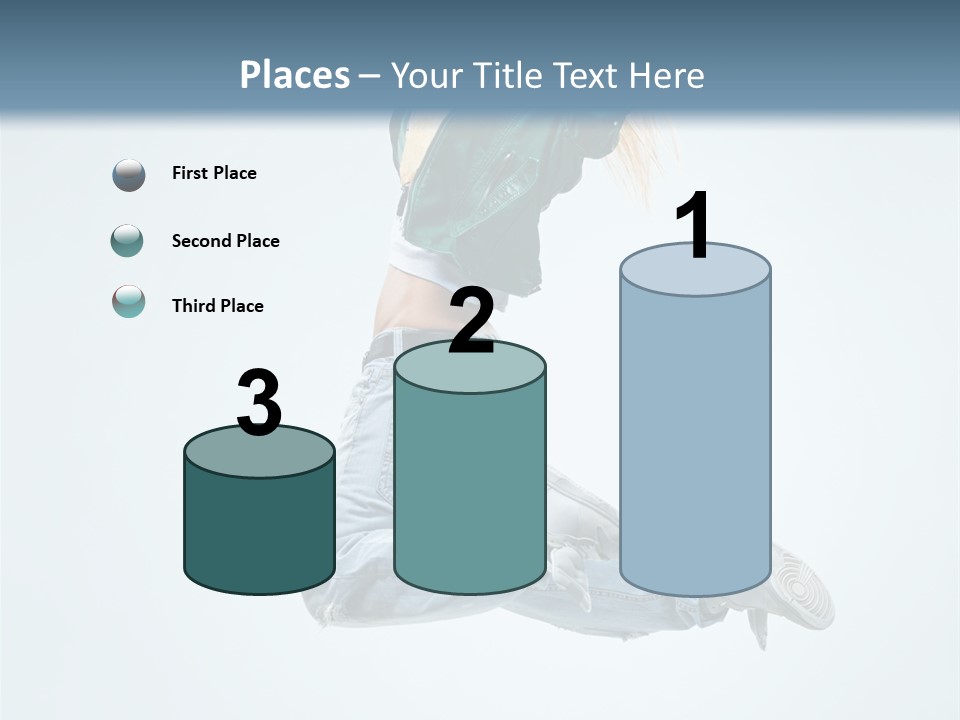 Aerobics Fun Female PowerPoint Template