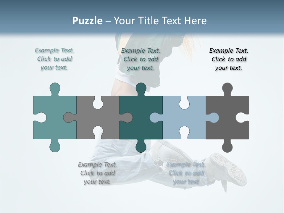 Aerobics Fun Female PowerPoint Template