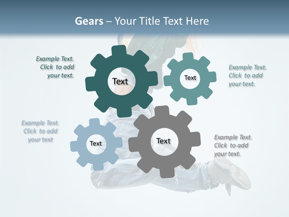 Aerobics Fun Female PowerPoint Template