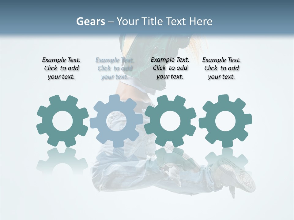 Aerobics Fun Female PowerPoint Template