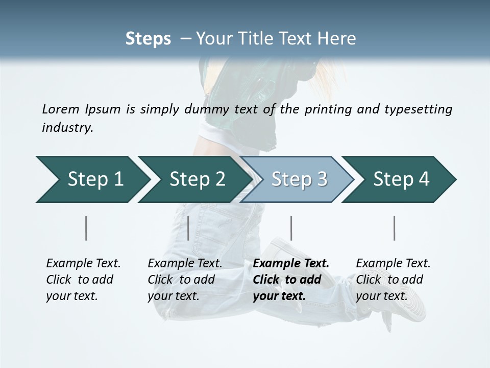 Aerobics Fun Female PowerPoint Template