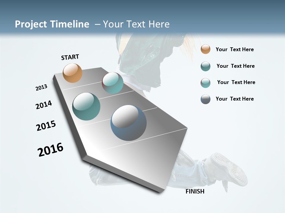 Aerobics Fun Female PowerPoint Template