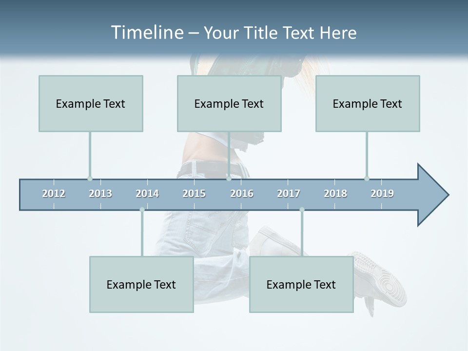 Aerobics Fun Female PowerPoint Template