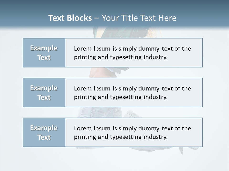 Aerobics Fun Female PowerPoint Template
