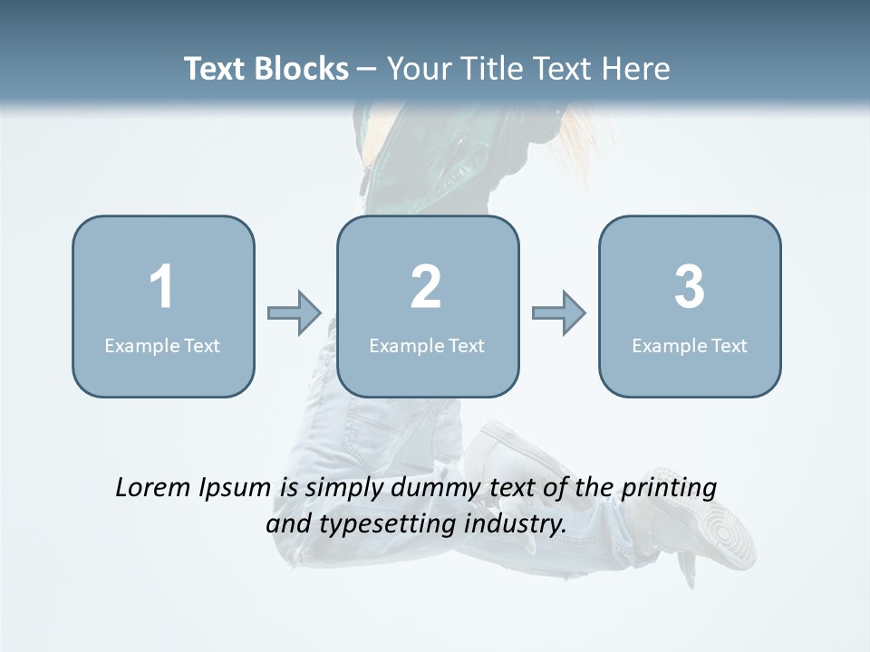 Aerobics Fun Female PowerPoint Template