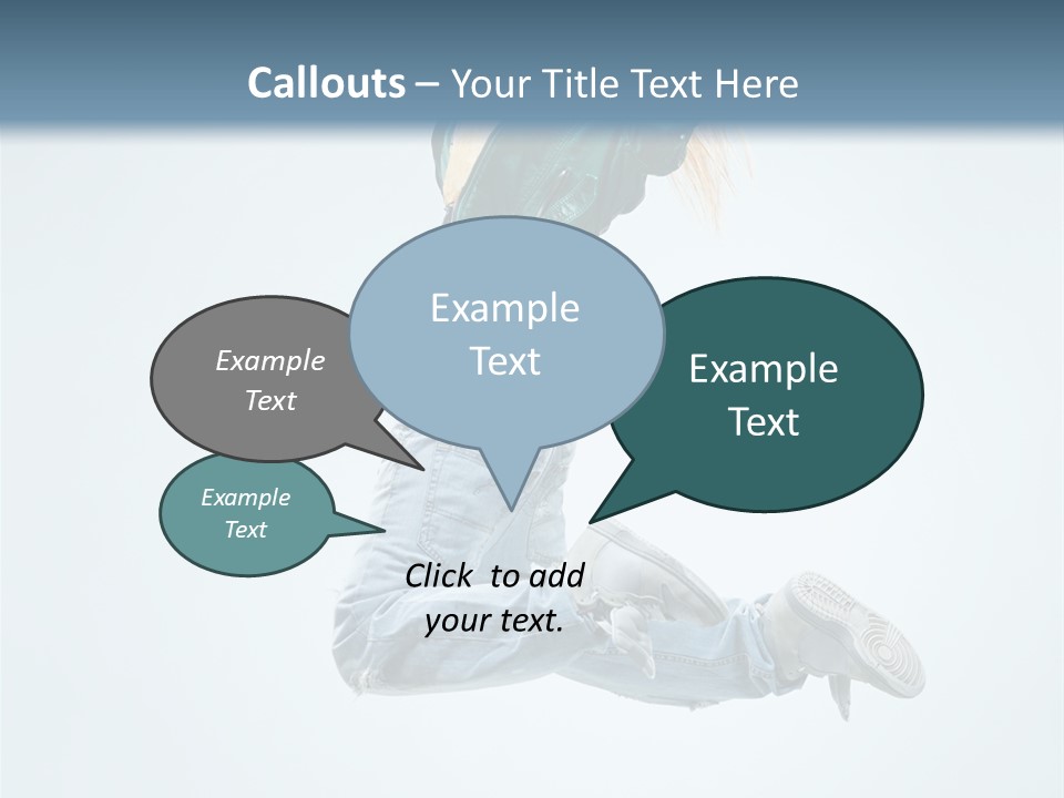 Aerobics Fun Female PowerPoint Template