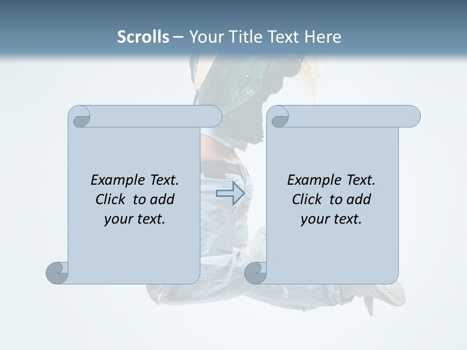 Aerobics Fun Female PowerPoint Template