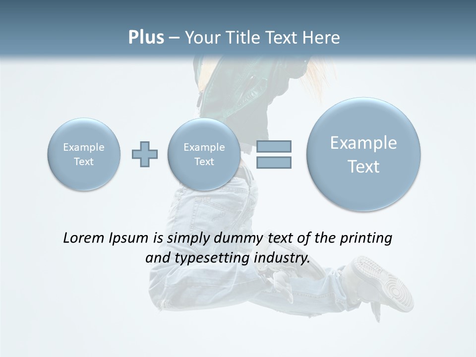 Aerobics Fun Female PowerPoint Template