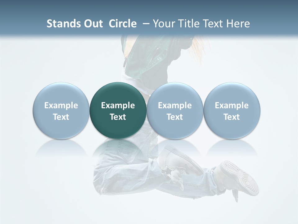 Aerobics Fun Female PowerPoint Template