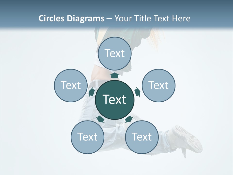 Aerobics Fun Female PowerPoint Template