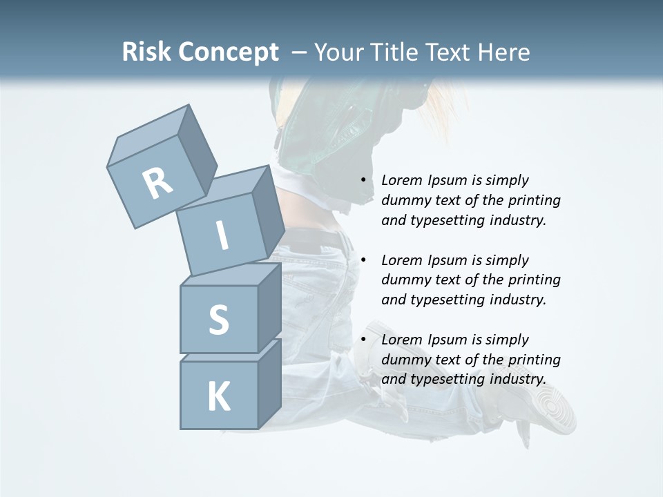 Aerobics Fun Female PowerPoint Template