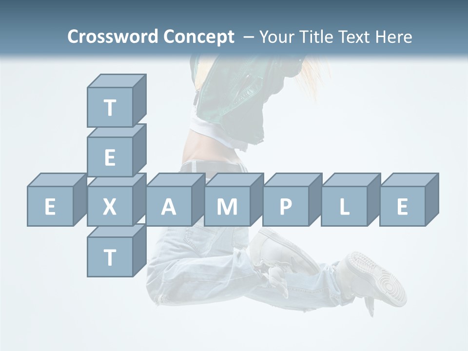 Aerobics Fun Female PowerPoint Template