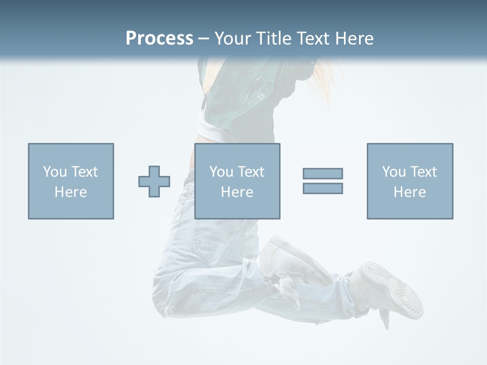 Aerobics Fun Female PowerPoint Template