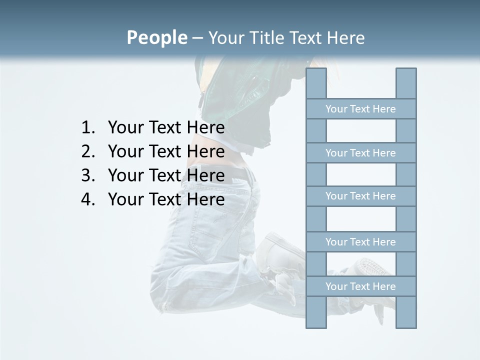 Aerobics Fun Female PowerPoint Template