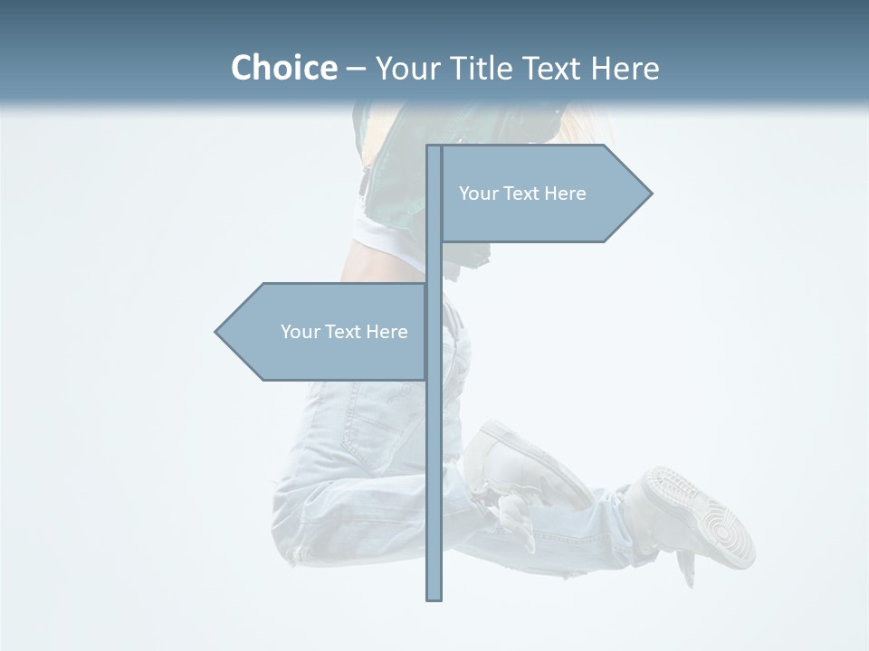 Aerobics Fun Female PowerPoint Template