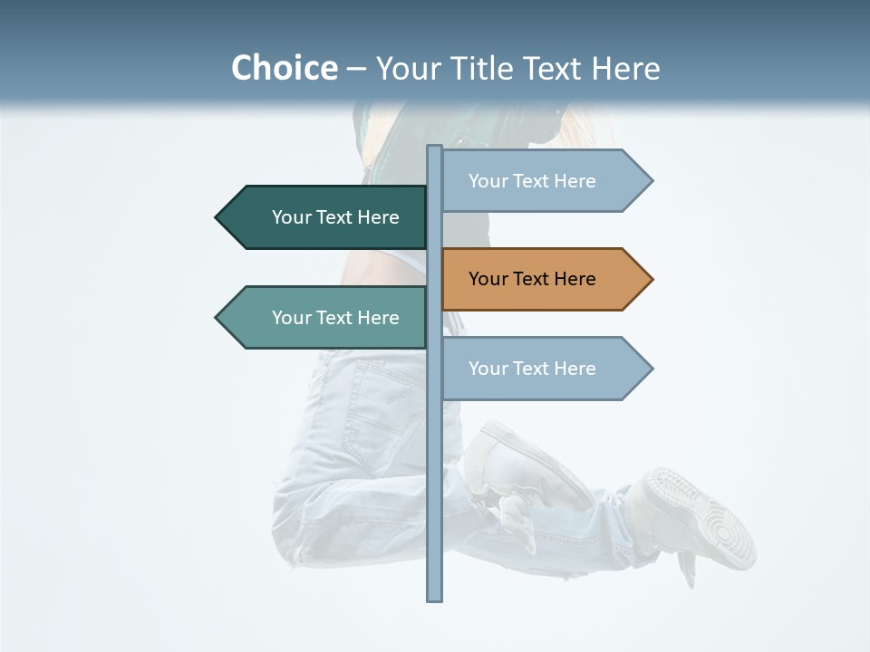 Aerobics Fun Female PowerPoint Template