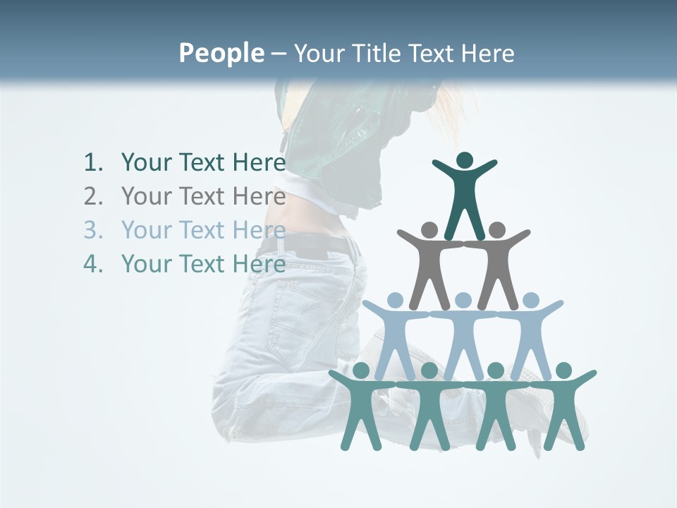 Aerobics Fun Female PowerPoint Template