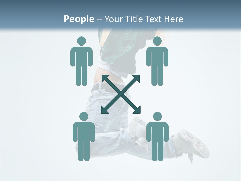 Aerobics Fun Female PowerPoint Template