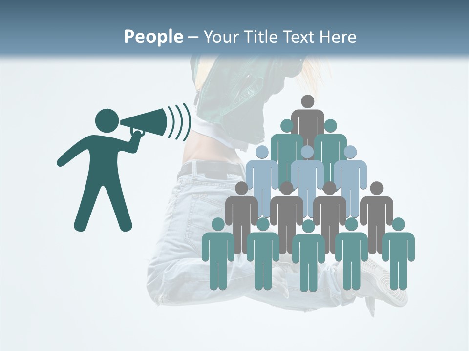 Aerobics Fun Female PowerPoint Template