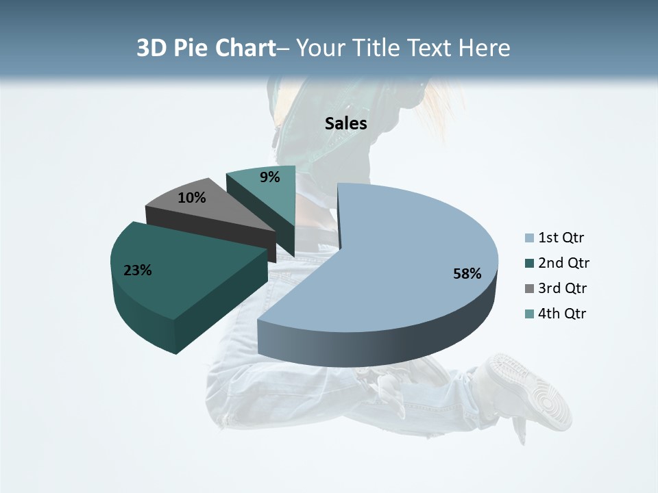 Aerobics Fun Female PowerPoint Template