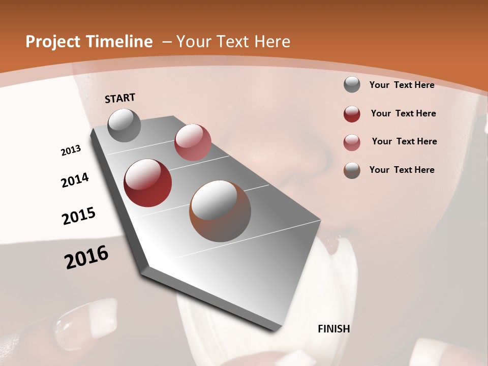 Happy Fingers South PowerPoint Template