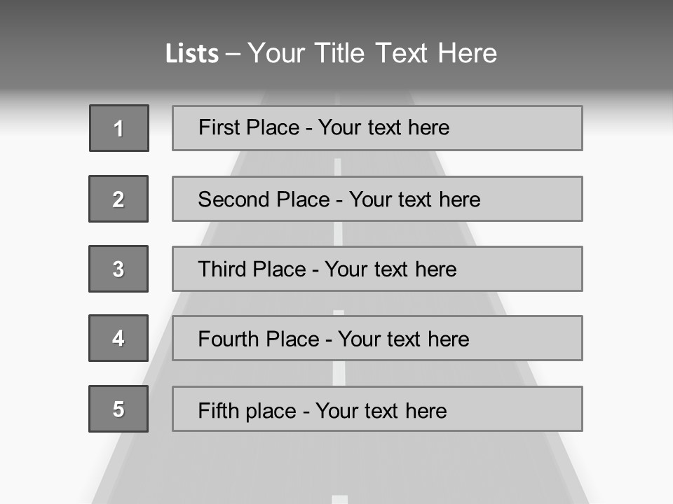 Travel View Perspective PowerPoint Template