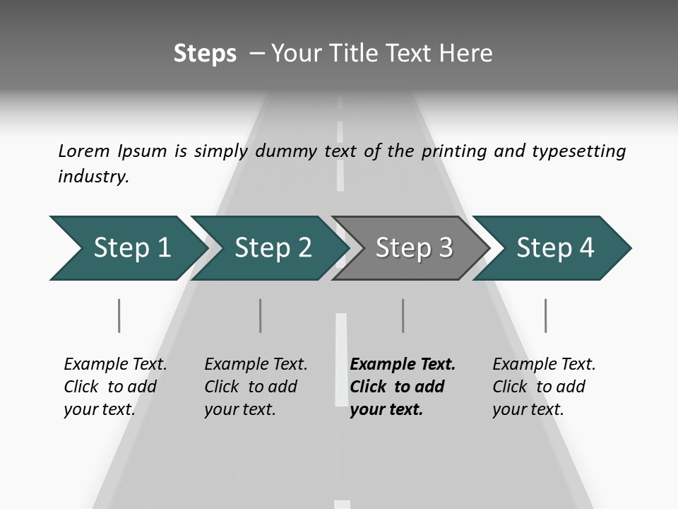 Travel View Perspective PowerPoint Template