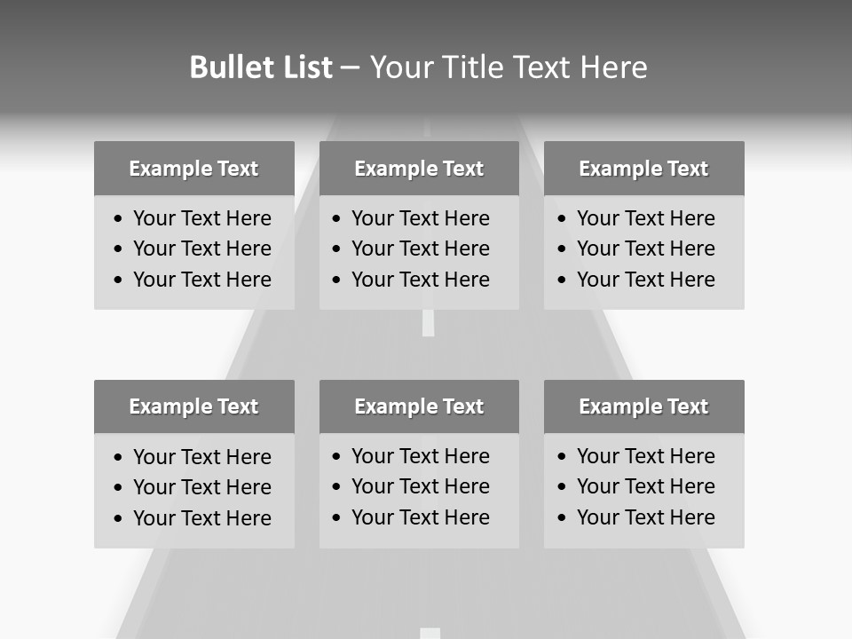 Travel View Perspective PowerPoint Template