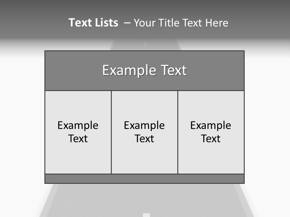 Travel View Perspective PowerPoint Template