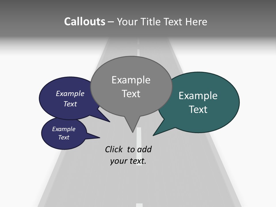 Travel View Perspective PowerPoint Template