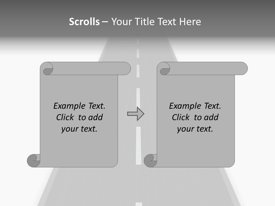 Travel View Perspective PowerPoint Template