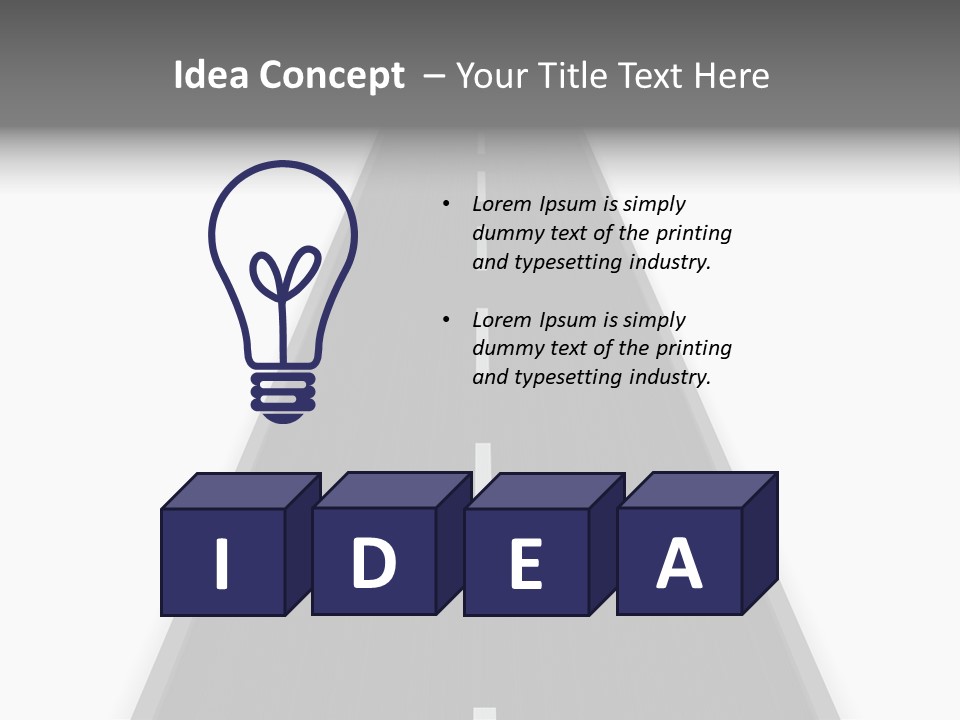 Travel View Perspective PowerPoint Template