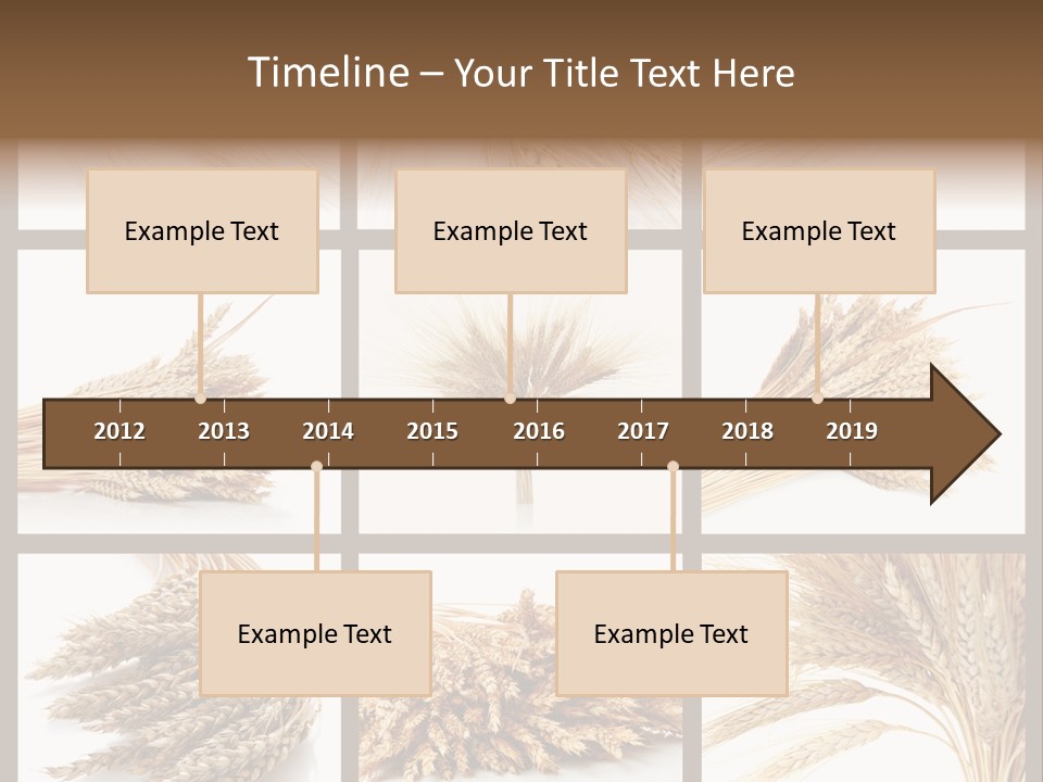 Ripe Ear White PowerPoint Template