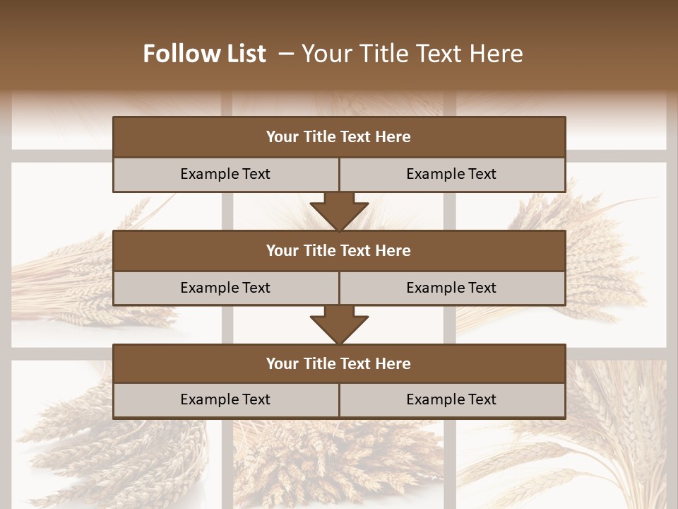 Ripe Ear White PowerPoint Template